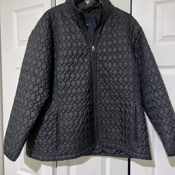 Lands End Primaloft Quilted Womens Jacket Black Size 2X - Picture 1 of 5